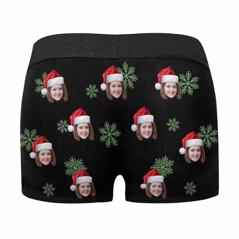 Custom Face Christmas Crutch Men's All-Over Print Boxer Briefs Design Your Own Custom Underwear