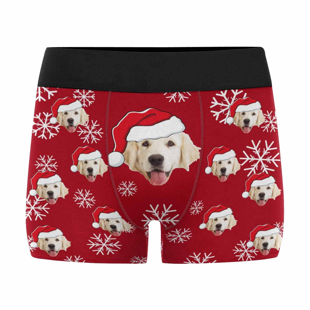 Custom Face Christmas Dog Men&