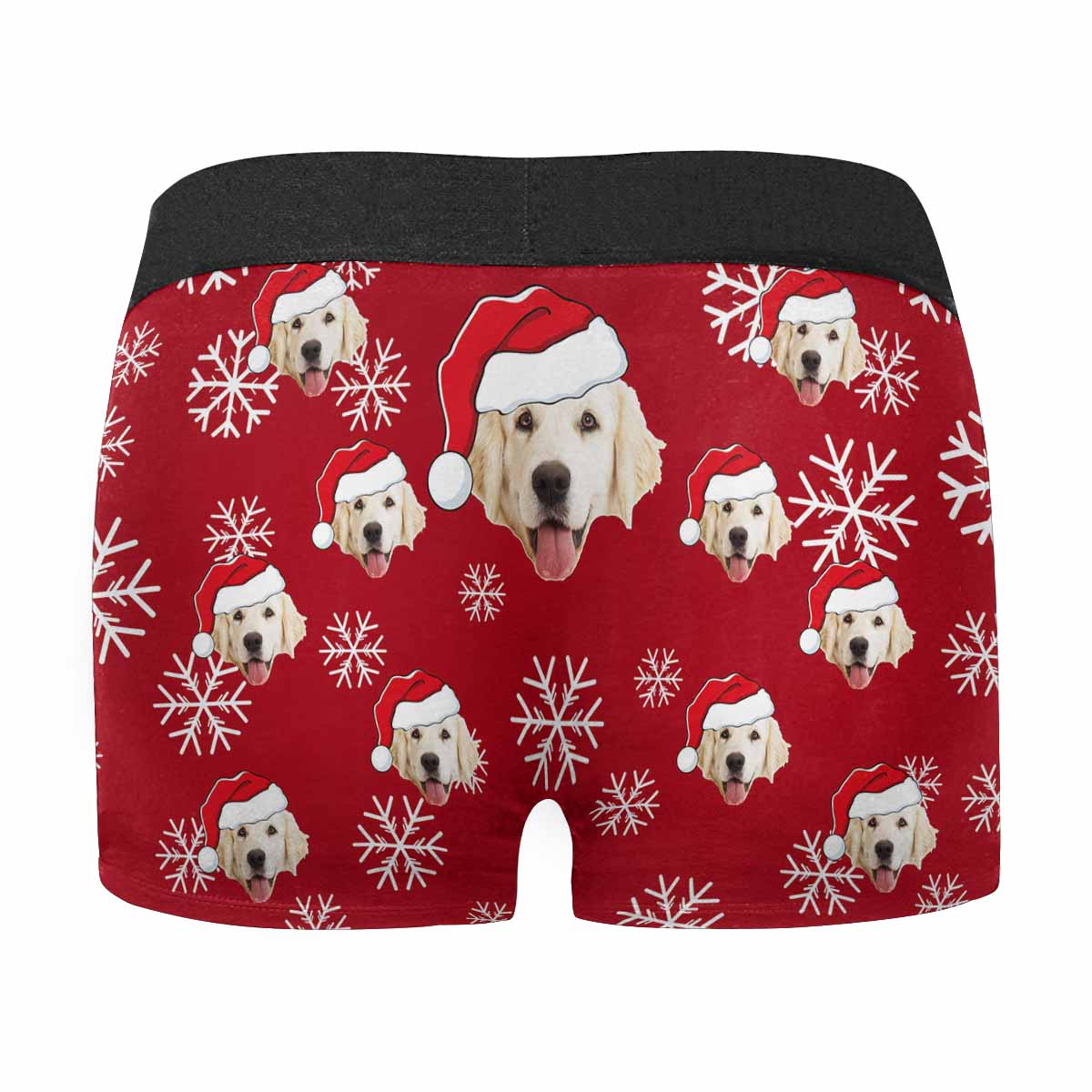 Custom Face Christmas Dog Men&