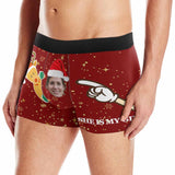 Custom Face Christmas Men's?Undies My Girl Men's All-Over Print Boxer Briefs Create Your Own Underwear for Him