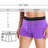 Custom Face Christmas White Dot Men's All-Over Print Boxer Briefs Create Your Own Underwear for Him