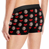 Custom Face Gift Love You Men's Boxer Briefs Made for You Custom Underwear Unique Valentine's Day Gift