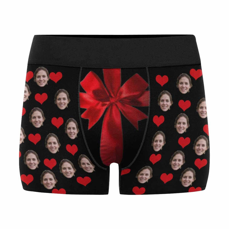 Custom Face Gift Love You Men's Boxer Briefs Made for You Custom Underwear Unique Valentine's Day Gift