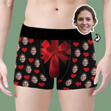 Custom Face Gift Love You Men's Underwear Personalized Boxer Briefs