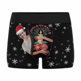 Custom Face Hold Me Tighter Men's Print Boxer Briefs Design Your Own Custom Underwear