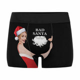 Custom Face Hug Christmas Men's All-Over Print Boxer Briefs Design Your Own Custom Underwear