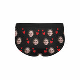 Custom Face It's Mine Men's Mid Rise Briefs Put Your Face on Personalized Underwear Unique Valentine's Day Gift