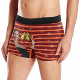 Custom Face Jingle My Bells Men's All-Over Print Boxer Briefs Create Your Own Underwear for Him