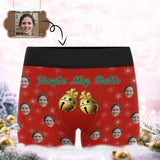 Custom Face Bells Men's Underwear Personalized Boxer Briefs Gift