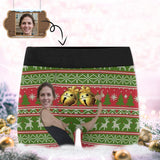 Custom Face Jingle My Bells Men's Underwear Personalized Briefs Gift