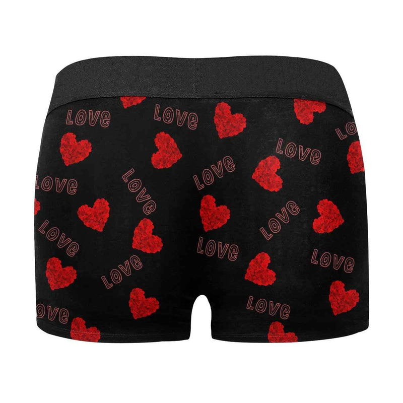 Custom Face Love Men's Boxer Briefs  Personalized Boxers Unlimited Rides Underwear Customized Valentine Gift for Husband