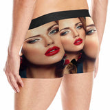 Custom Face Men's Undies Look at You Men's Boxer Briefs Design Your Own Custom Underwear For Valentine's Day Gift