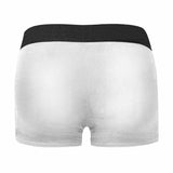 Custom Face Men's?Undies Santa Holes White Men's Print Boxer Briefs Put Your Face on Underwear with Custom Image