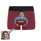 Custom Face Mine Hug Boxer Briefs Design Your Own Boxer Underwear Valentines Day for Men