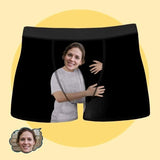 Custom Face My Lover Men's Underwear Personalized Boxer Briefs Gift