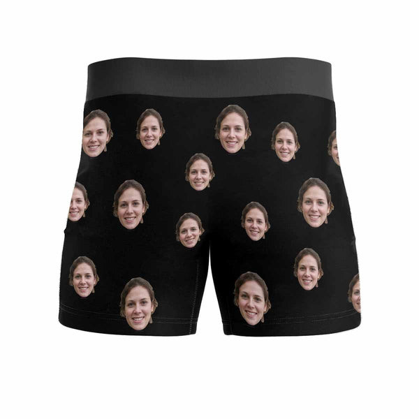 Custom Face My Treasure Men's Boxer Briefs Print Your Own Personalized Image on Briefs