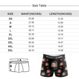 Custom Face&Name Denim Zipper Men's Boxer Briefs with Custom Waistband