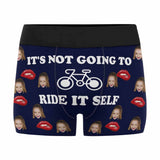 Custom Face Ride Men's All-Over Print Boxer Briefs Print Your Own Personalized Underwear For Valentine's Day Gift