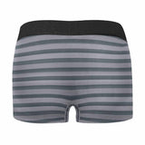 Custom Face Stripe Large Package Men's Print Boxer Briefs Design Your Own Custom Underwear