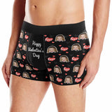 Custom Face Valentine's Day Men's Boxer Briefs Print Your Own Personalized Underwear For Valentine's Day Gift