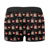 Custom Face Valentine's Day Men's Boxer Briefs Print Your Own Personalized Underwear For Valentine's Day Gift