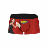 Custom Face Wow Banana Men's Pocket Boxer Briefs Personalized Funny Underwear with Photo Gift for Men