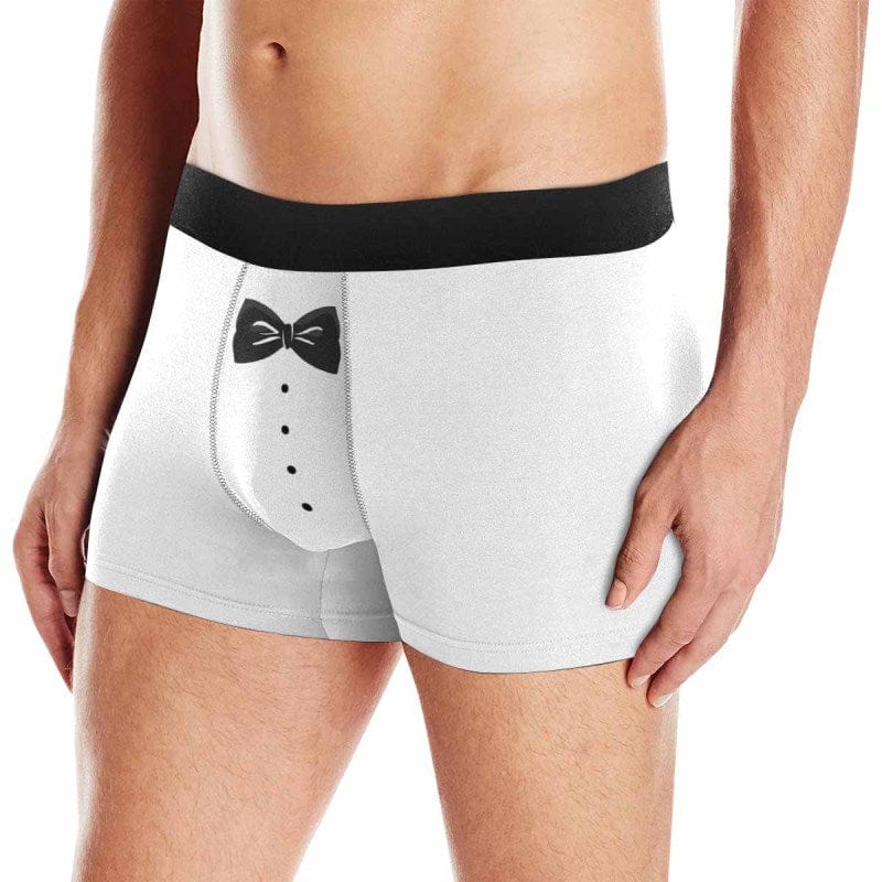 Custom Name Groomsmen Boxers Underwear Personalized Men's All-Over Print Boxer Briefs Create Wedding Underwear Funny Wedding Gifts For Groomsmen