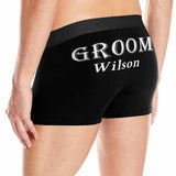 Custom Name Groomsmen Boxers Underwear Personalized Men's All-Over Print Boxer Briefs Create Wedding Underwear Funny Wedding Gifts For Groomsmen