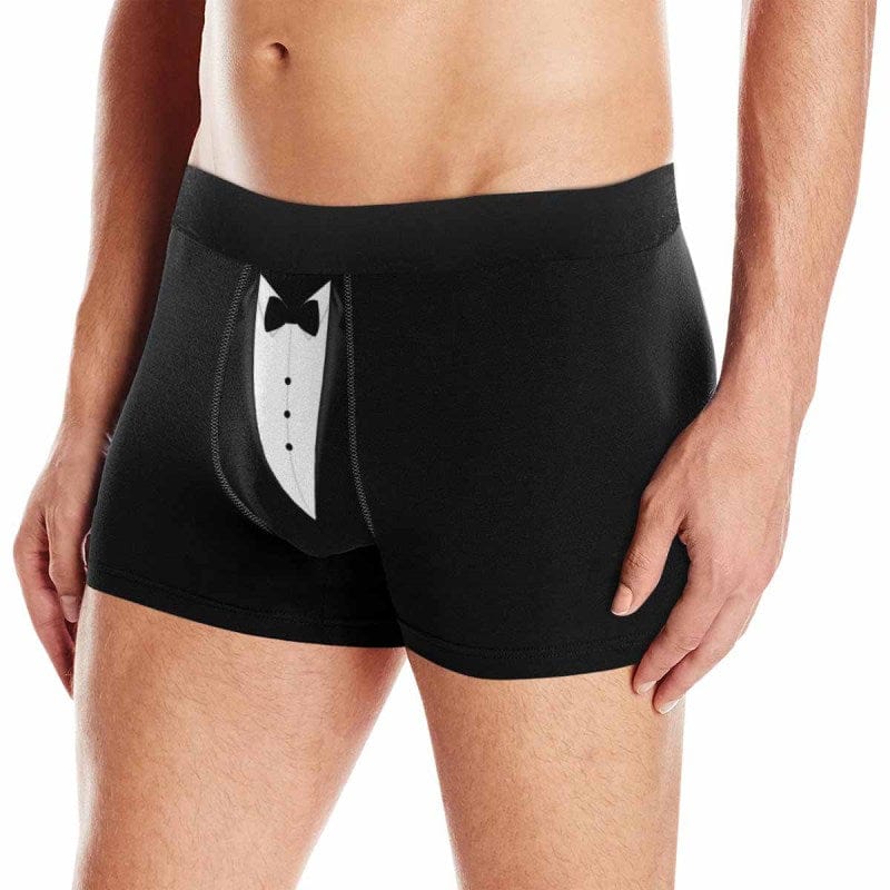 Custom Name Groomsmen Boxers Underwear Personalized Men's All-Over Print Boxer Briefs Create Wedding Underwear Funny Wedding Gifts For Groomsmen