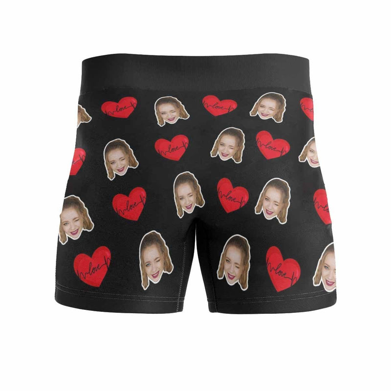 Custom Waistband Boxer Better Love Personalized Face&Name Design Underwear for Men Valentine¡¯s Day Gift