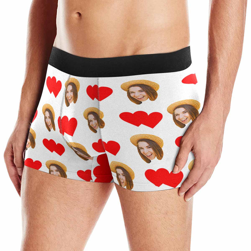 Personalized Mens Underwear Custom Boxer Briefs With Face Funny Undies Boyfriend Gifts Girlfriend Gifts For Valentine Day