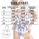 #Independence Day-Custom Face Flag Swimsuit Personalized Women's Backless Bow One Piece Bathing Suit Celebrate Holiday