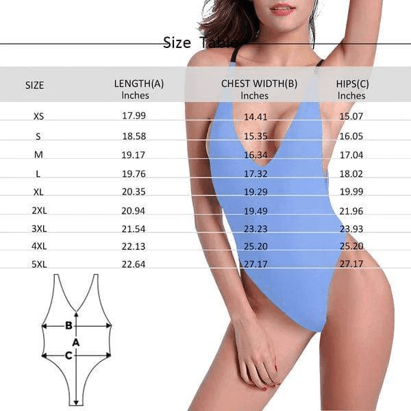 #Cruise Outfit-Couple Matching Swimwear Custom Face Boyfriend/Husband Personalized?Bathing?Suits Women's Slip One-Piece Swimsuit Gift For Her