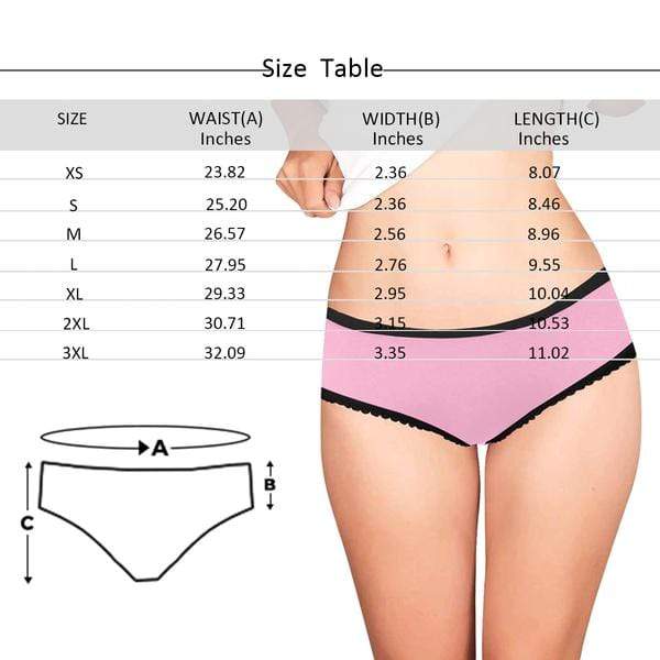 Christmas Sale Personalized Gift Undies Custom Face Tongue Women's High-cut Briefs Valentine's Day Gift For Her