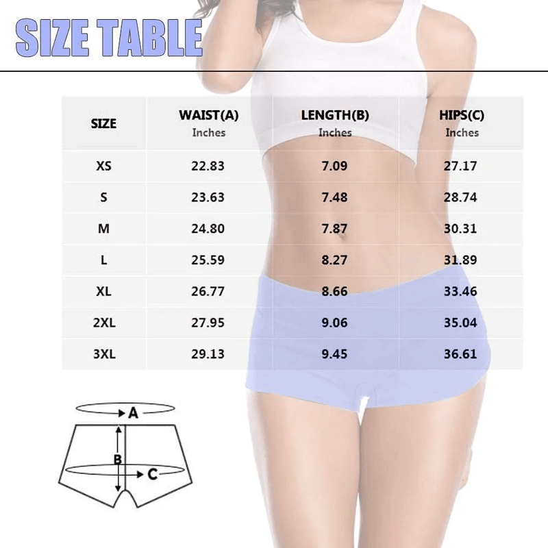 Christmas Sale Personalized Gift Undies Custom Face Tongue Women's High-cut Briefs Valentine's Day Gift For Her