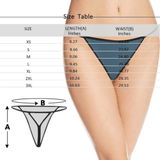 Custom Face Zipper Women's Lingerie Personalized Photo Underwear Women's Panties Classic Thongs For Valentine's Day Gift