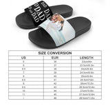 Custom Face Father's Day Slide Sandals For Holiday Gifts