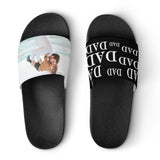 Custom Face Father's Day Slide Sandals For Holiday Gifts