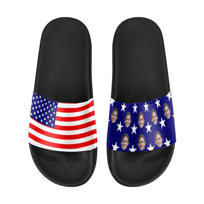 Custom Face American Flag Men&