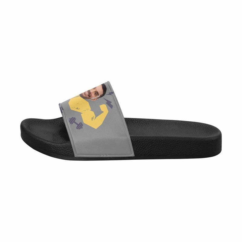 Custom Face Fitness Men's Slide Sandals