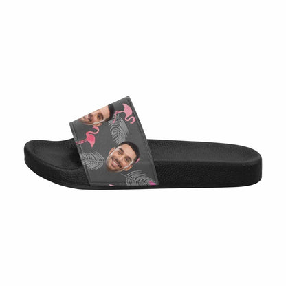 Custom Face Flamingo Grey Women&