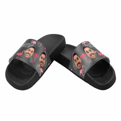 Custom Face Flamingo Grey Women&