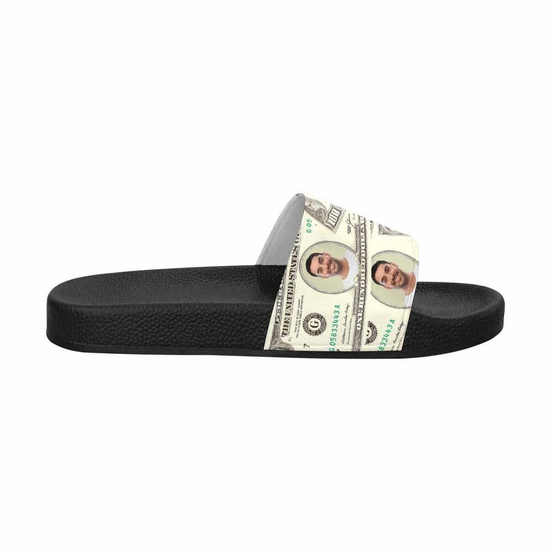 Custom Face Money Women's Slide Sandals