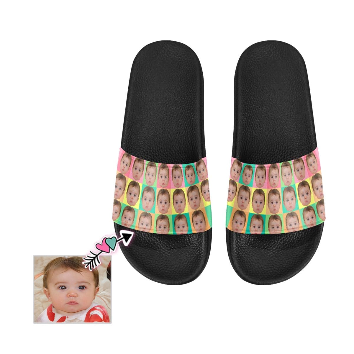 Custom Face Rainbow Lattice Women&