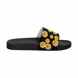 Custom Face Sunflower Women's Slide Sandals