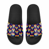 Custom Girlfriend Face Rainbow Love Men's Slide Sandal