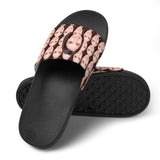 Custom Seamless Face Smash Unisex Slide Sandals For Holiday Gifts
