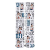 Father's Day-Custom Photo Sublimated Crew Socks Personalized Pohto Face on Socks All Over Print Gift