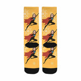 For Mom | Custom Face Socks My Mom is Superman Personalized MOM's Sublimated Crew Socks