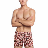 Custom Face Full of Men's Athletic Swim Jammers Quick Dry Waterproof Compression Square Leg Swim Briefs Swimsuit